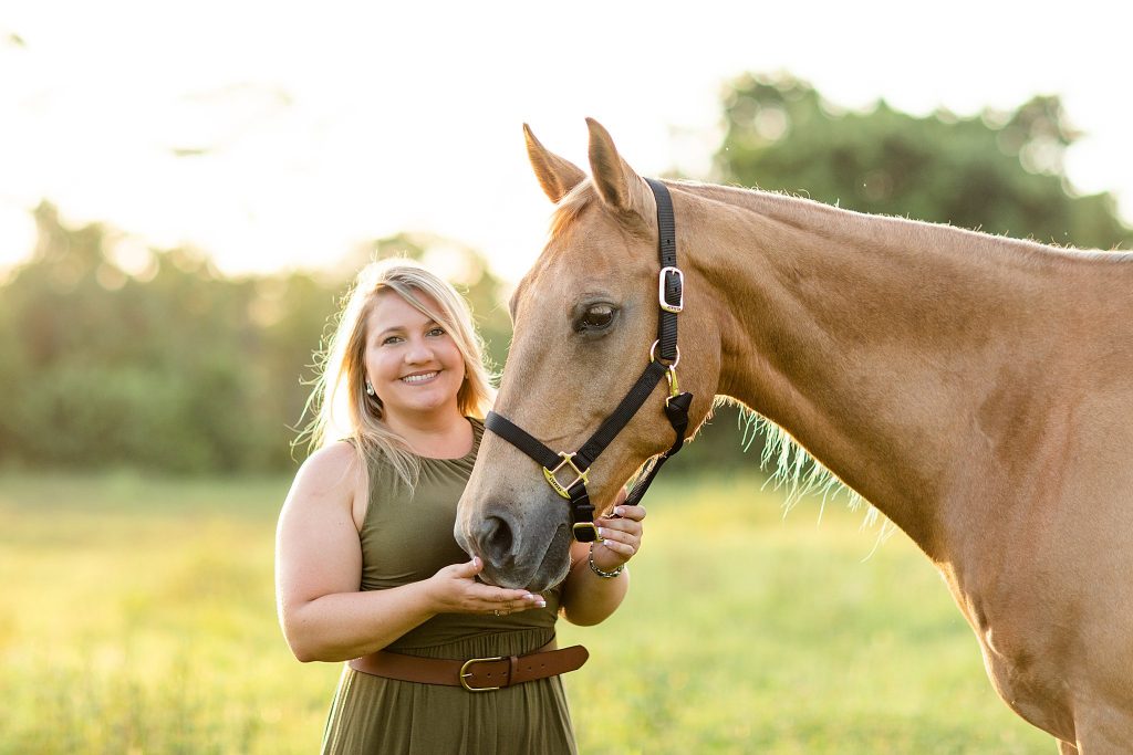 Katie and her mares Holly and Tinkerbell | saramalanaphy.com